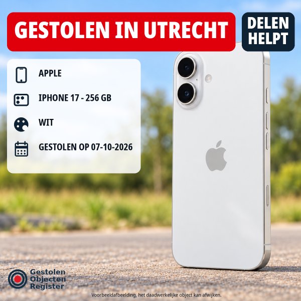 Gestolen Mobiele telefoon  Apple Iphone